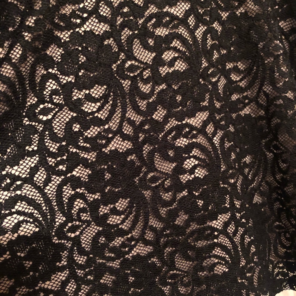 Express, Lace racer style dress, black, NWT